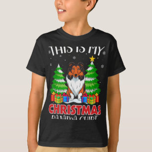 Das ist mein Weihnachts Pajama Collie Dog Xmas Pjs T-Shirt