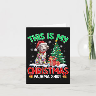 Das ist mein Weihnachts-Pajama-Dalmatiner-Liebhabe Karte