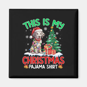 Das ist mein Weihnachts-Pajama-Dalmatiner-Liebhabe Magnet