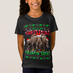 Das ist mein Weihnachts-Pajama-Elefant Ugly Sweate T-Shirt