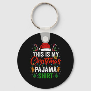 Das ist mein Weihnachts Pajama Fun Xmas Pjs Männer Schlüsselanhänger