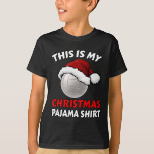 Das ist mein Weihnachts Pajama Funny Volleyball Xm T-Shirt
