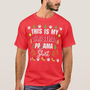Das ist mein Weihnachts-Pajama für die passende Fa T-Shirt