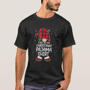 Das ist mein Weihnachts Pajama Gnome Xmas Red Kari T-Shirt