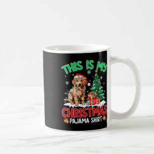 Das ist mein Weihnachts Pajama Golden Retriever Do Kaffeetasse