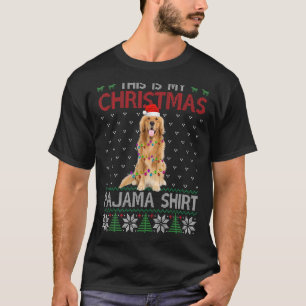 Das ist mein Weihnachts-Pajama Golden Retriever Li T-Shirt