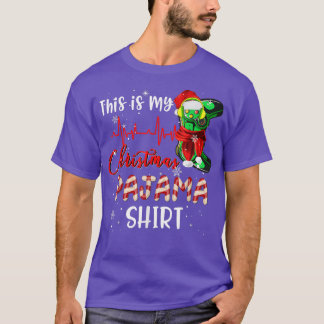 Das ist mein Weihnachts-Pajama-Heartbeat-Videospie T-Shirt
