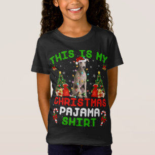 Das ist mein Weihnachts Pajama Italienischer Windh T-Shirt