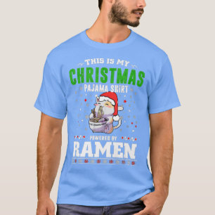 Das ist mein Weihnachts Pajama Kawaii Ramen Anime T-Shirt