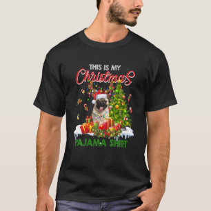 Das ist mein Weihnachts-Pajama-Mops Dog Santa Cost T-Shirt
