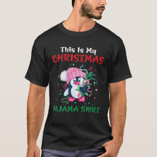 Das ist mein Weihnachts-Pajama-Pinguin-Weihnachtsg T-Shirt