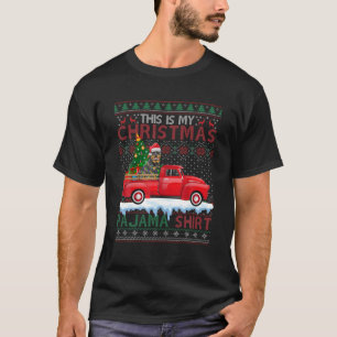 Das ist mein Weihnachts Pajama Rottweiler Hund Ugl T-Shirt