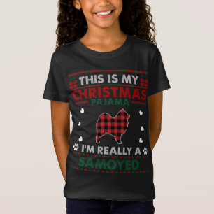 Das ist mein Weihnachts-Pajama Samoyed Dog Besitze T-Shirt