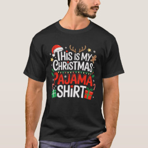 Das ist mein Weihnachts-Pajama-Shirt Funny Xmas-PJ T-Shirt