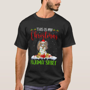 Das ist mein Weihnachts-Pajama-Shirt Papillon Dog T-Shirt