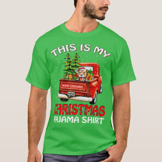 Das ist mein Weihnachts-Pajama-Shirt Pit Bull Truc T-Shirt