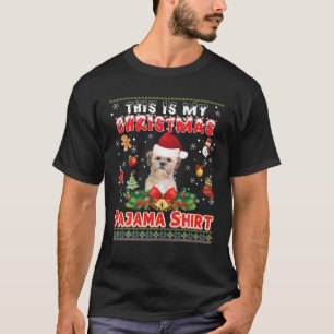 Das ist mein Weihnachts-Pajama-Shirt Shichon Dog U T-Shirt