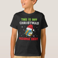 Das ist mein Weihnachts-Pajama-Shirt Volleyball-Th