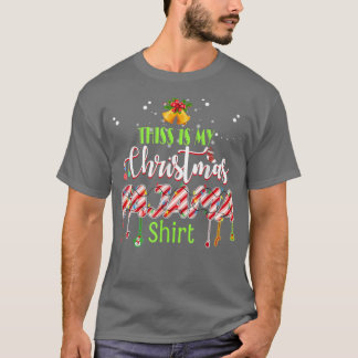 Das ist mein Weihnachts Pajama Shirt Xmas Lights F