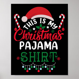 Das ist mein Weihnachts-Pajama-Spaß Weihnachten 1 Poster