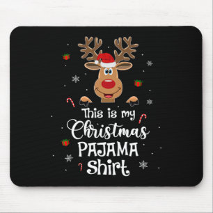 Das ist mein Weihnachts-Pajama-Spaß-Weihnachtsbaum Mousepad
