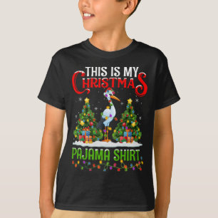 Das ist mein Weihnachts-Pajama-Storch T-Shirt