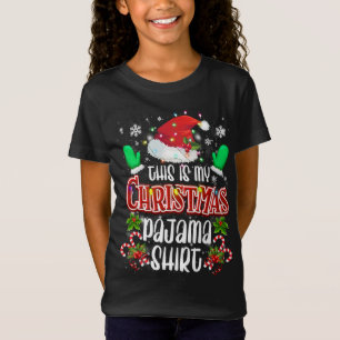 Das ist mein Weihnachts-Pajama-Strumpf Hat Santa F T-Shirt