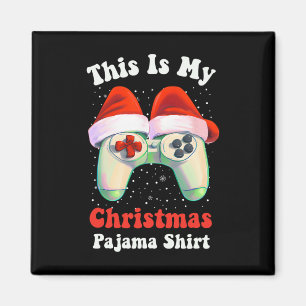 Das ist mein Weihnachts-Pajama-Video-Gamer-Boys Magnet