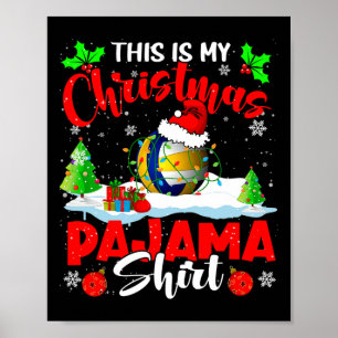 Das ist mein Weihnachts-Pajama-Weihnachtsball Poster