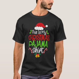 Das ist mein Weihnachts-Pajama-Weihnachtsfamilienm T-Shirt