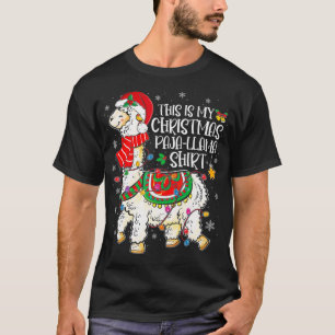 Das ist mein Weihnachts-Pajama-Weihnachtslama  T-Shirt