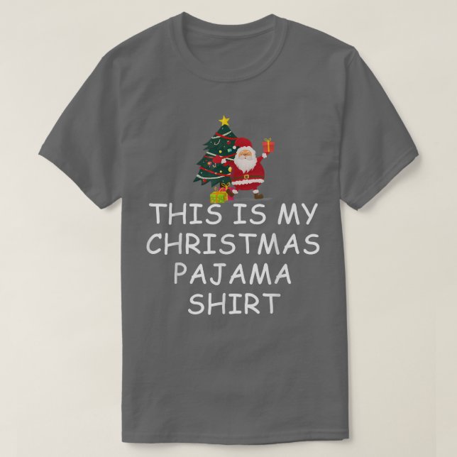 Das ist mein Weihnachts-Pajama-Weihnachtsmann T-Shirt (Design vorne)