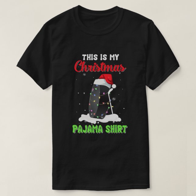 Das ist mein Weihnachts-Pajama Xmas-Hockey T-Shirt (Design vorne)