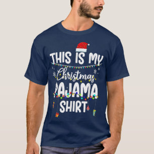 Das ist mein Weihnachts Pajama Xmas String Lights  T-Shirt