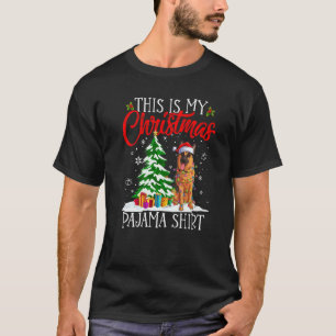 Das ist mein Weihnachts-Pyjama-Deutscher-Schaferhu T-Shirt