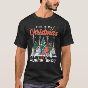 Das ist mein Weihnachts-Pyjama lustig Gitarre Xmas T-Shirt