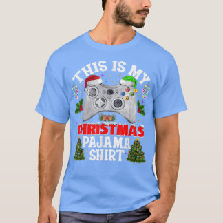 Das ist mein Weihnachts-Pyjama-Santa-Hut-Gamer-Vid T-Shirt