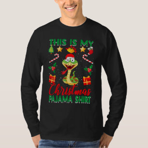 Das ist mein Weihnachts-Pyjama-Schlange-Weihnachte T-Shirt