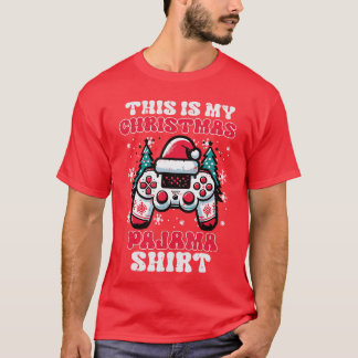 Das ist mein Weihnachts-Pyjama-Shirt Gaming Xmas M T-Shirt