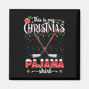 Das ist mein Weihnachts-Pyjama-Shirt Lustiges Eish Magnet