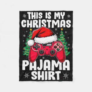 Das ist mein Weihnachts-Pyjama-Videospiel-Gamer-Ju Fleecedecke