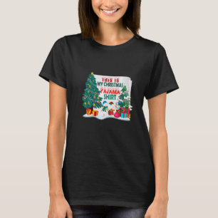 Das ist mein Weihnachts-Pyjama Weihnachtsmann Xma T-Shirt