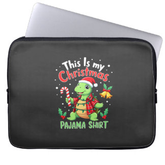 Das ist mein Weihnachts-Schildkröten-Pyjama-Shirt  Laptopschutzhülle