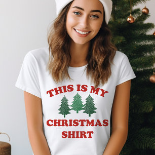 Das ist mein Weihnachts-Shirt Lustiges Weihnachts- T-Shirt
