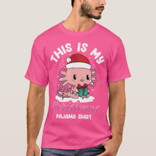 Das ist mein WeihnachtsAxoltol Salamander Kawaii T-Shirt