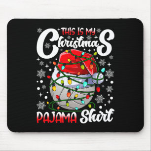 Das ist mein Weihnachtsbaum Pajama Volleyball Weih Mousepad