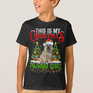 Das ist mein Weihnachtsfest Pajama Terrier Dog Wei T-Shirt