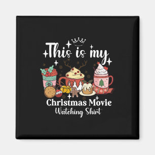 Das ist mein Weihnachtsfilm-Anschauen-Shirt Famili Magnet
