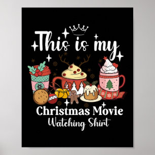 Das ist mein Weihnachtsfilm-Anschauen-Shirt Famili Poster