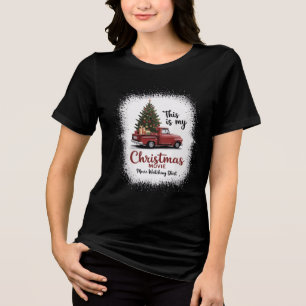 Das ist mein Weihnachtsfilm-Anschauen-Shirt-LKW Tri-Blend Shirt
